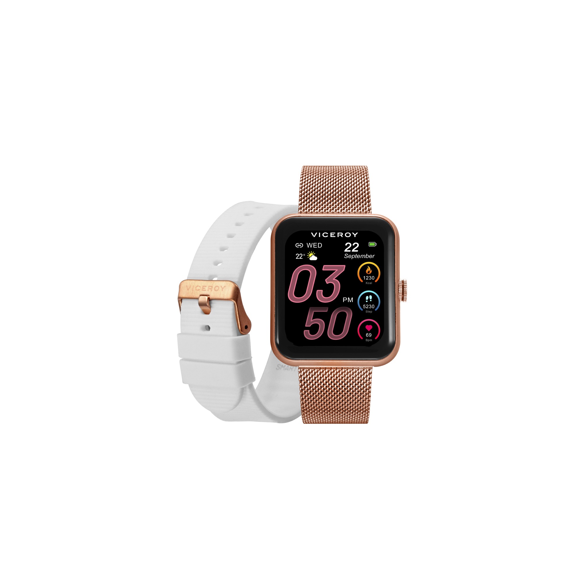 Reloj Smartwatch Chica Viceroy Dorado SmartPro Woman Brazalete