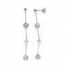 Pendientes Plata Largos Perla