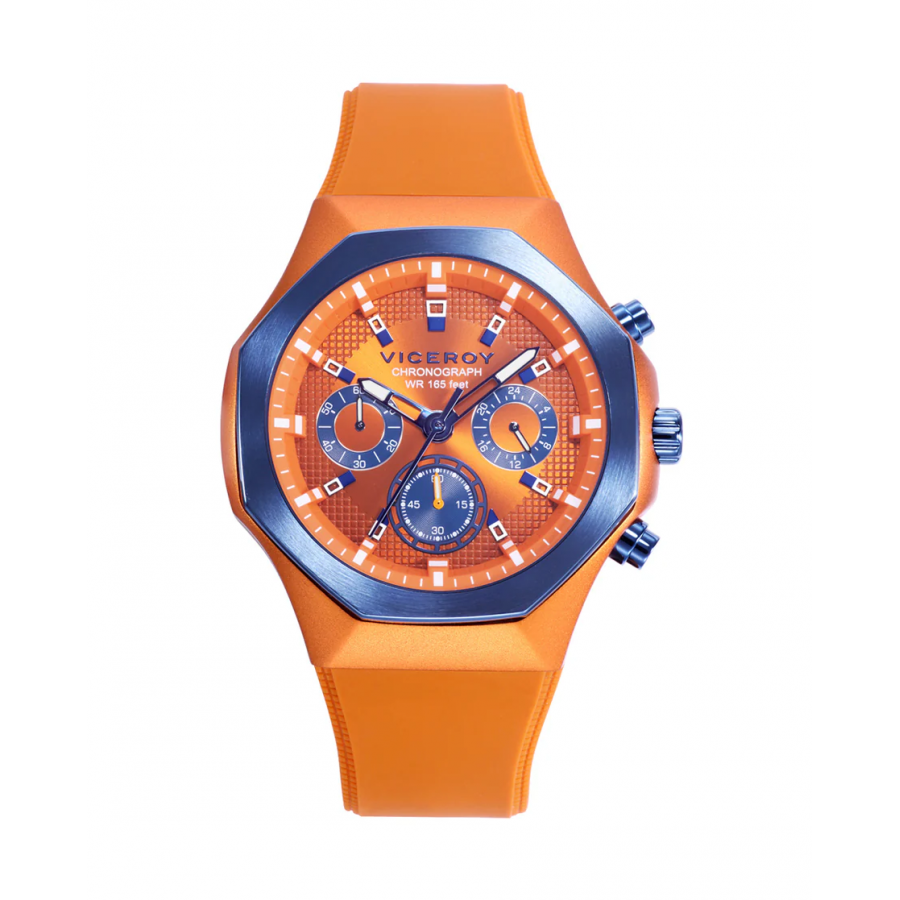 Reloj Viceroy Chico Naranja Deportivo Sumergible con Correa de Goma