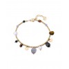 Pulsera Viceroy Dorada Doble Piedras de Colores