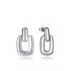 Pendientes Viceroy Plata Rectangulares