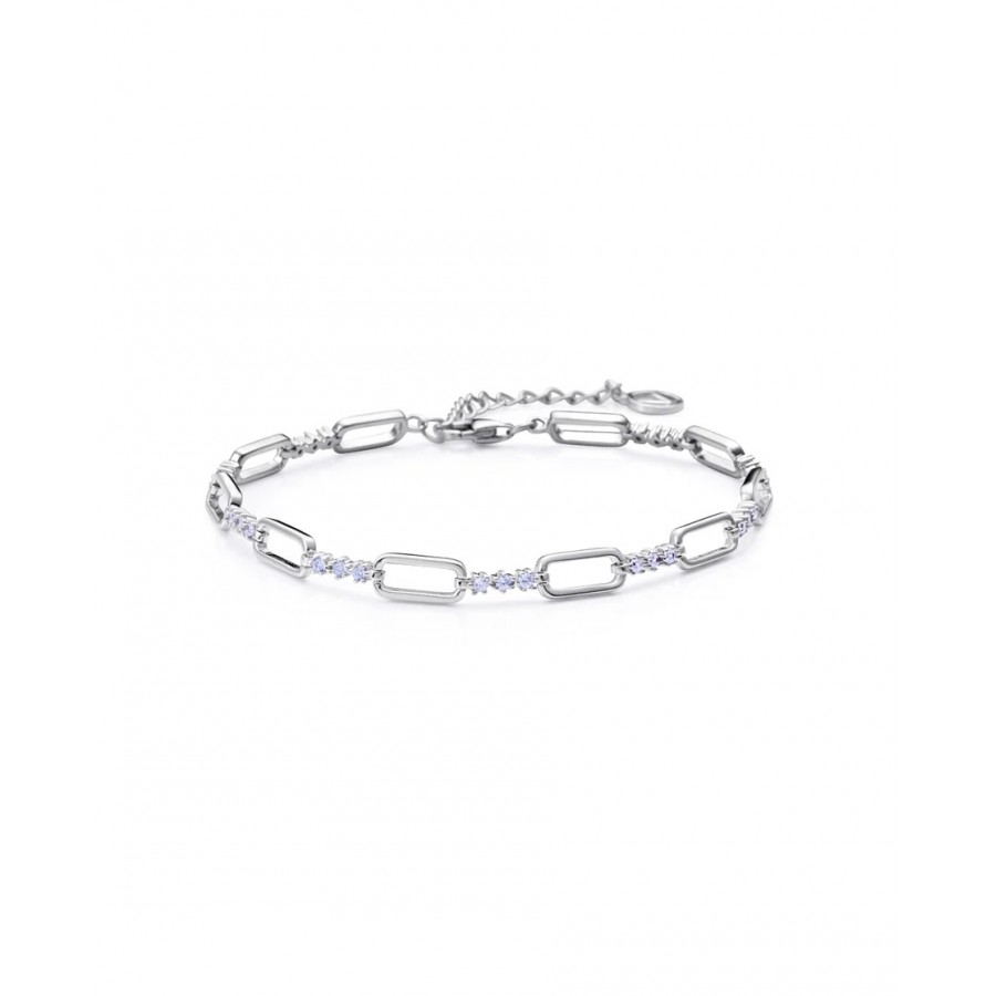 Pulsera Viceroy Plata Eslabones Circonitas