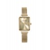 Reloj para chica Mark Maddox cuadrado dorado con brazalete de malla