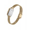 Reloj para chica Mark Maddox cuadrado dorado con brazalete de malla