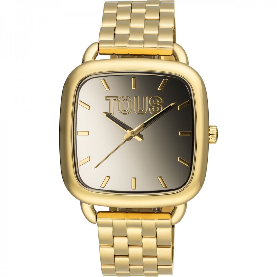 Reloj Tous Dorado Cuadrado Brazalete Acero