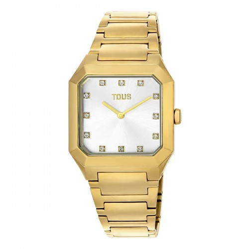 Reloj Tous Cuadrado Karat Dorado Brazalete