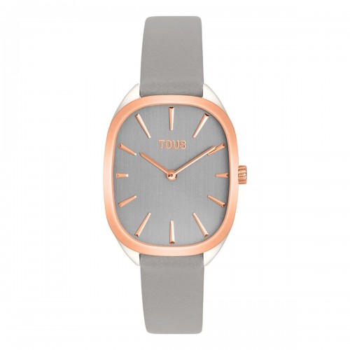 Reloj Tous Heritage Dorado Correa Gris