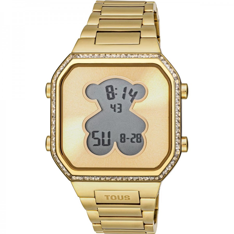 Reloj Tous Digital D-Bear Brazalete Dorado