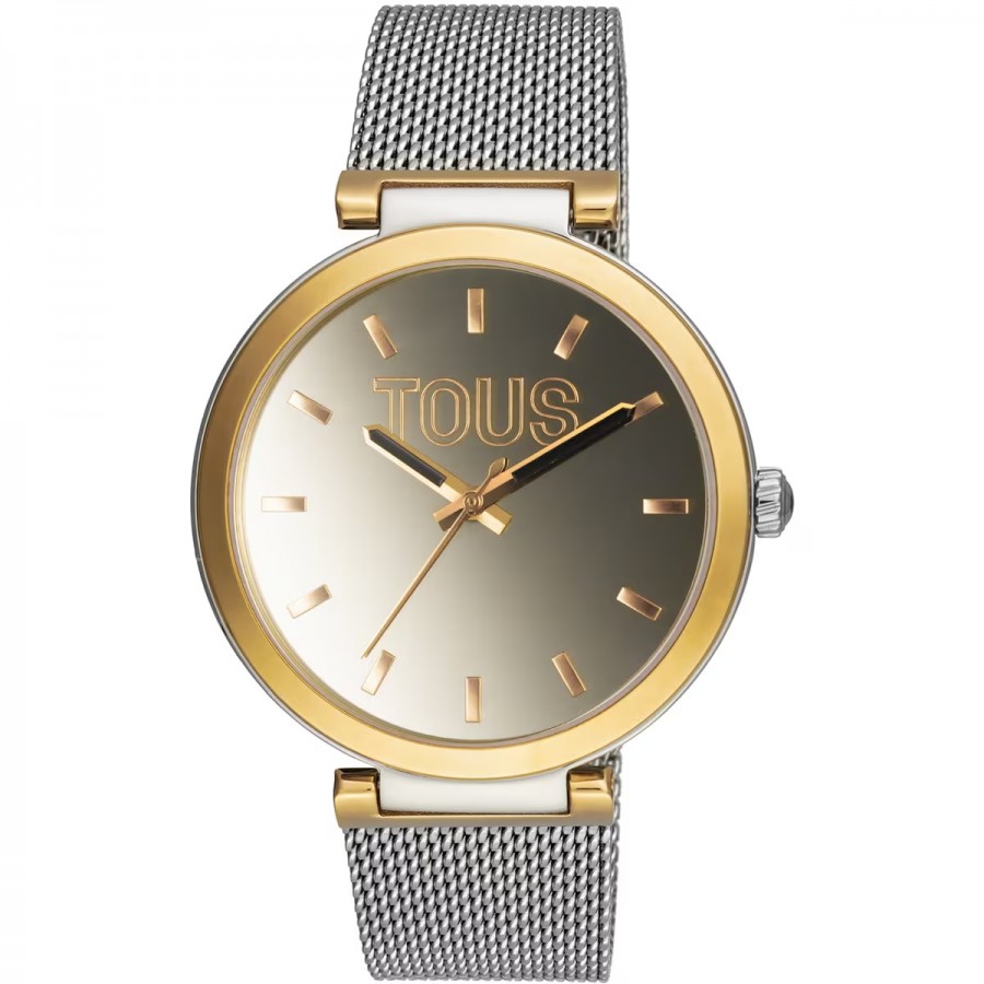 Reloj Tous S-Mesh Dorado Brazalete Malla Acero