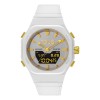 Reloj Tous Bet Dorado Digital Correa Blanca