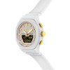 Reloj Tous Bet Dorado Digital Correa Blanca