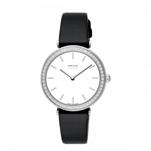 Reloj Tous Diamantes Correa Negra "Les Classiques"