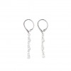 Pendientes Plata Aros Cadenas Circonitas