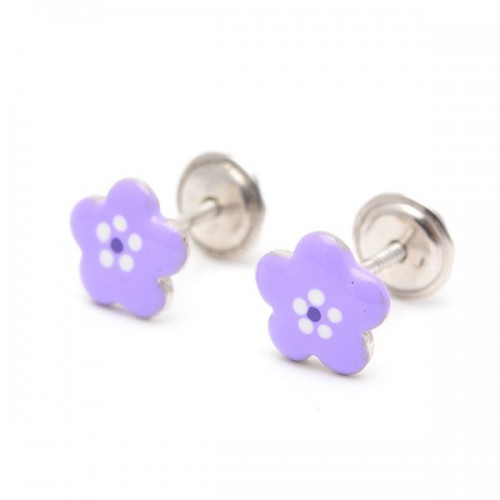 Pendientes Plata La Petra "Flor"